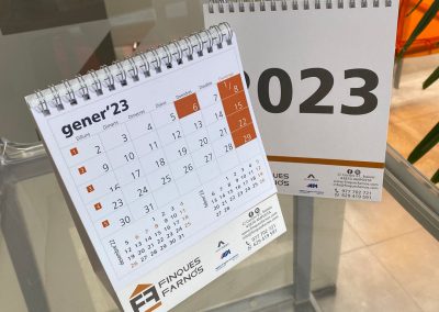 Calendari sobretaula mensual